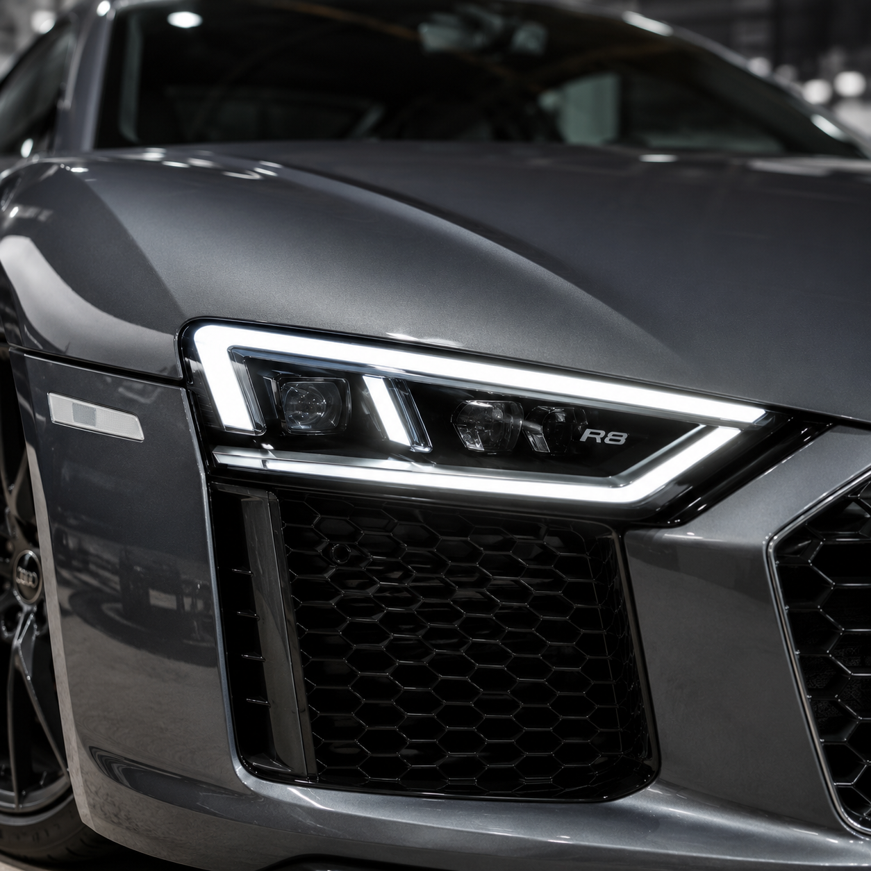 Audi R8 V10 Matrix LED activation by German Orbit